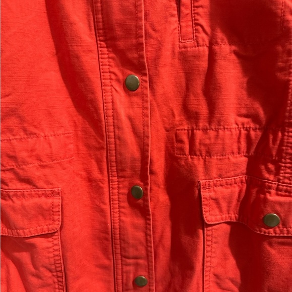 Talbots Petite Red Chore Jacket❤️ Lightweight perfect for Fall🍁 - Picture 6 of 8
